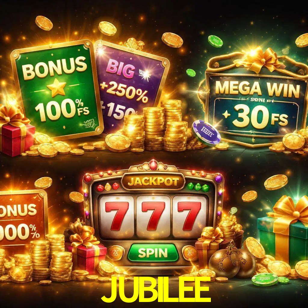 Tipos de bonos JUBILEE incluyendo recompensas de bienvenida y promociones continuas